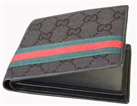 men fake gucci wallet metal